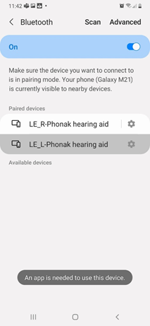 connect my hearing aids to my phone