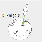 A drawing of a smoke detector  Description automatically generated