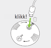 A circular object with a hole in it  Description automatically generated