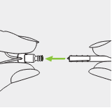 A drawing of a couple of hands holding a pen  Description automatically generated