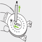 illustration représentant un outil de changement de filtre à cire